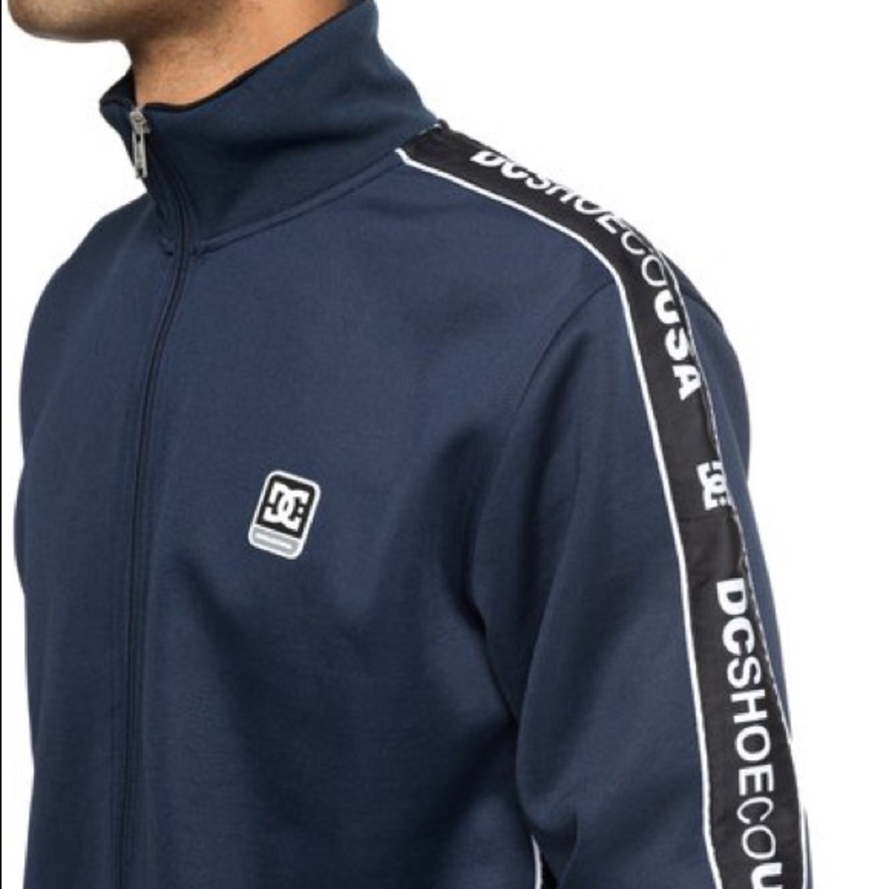 🔥DC BELLINGHAM ZIP-UP TRACK JACKET NWT - Picture 3 of 9